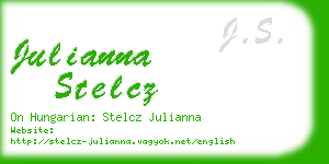 julianna stelcz business card